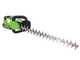 Cortasetos el&eacute;ctrico a bater&iacute;a Greenworks G40HT 40V - cuchilla de 61 cm - Bater&iacute;a 2A 40V