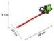 Cortasetos el&eacute;ctrico a bater&iacute;a Greenworks G40HT 40V - cuchilla de 61 cm - Bater&iacute;a 2A 40V