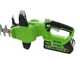 Cortasetos el&eacute;ctrico a bater&iacute;a Greenworks G40HT 40V - cuchilla de 61 cm - Bater&iacute;a 2A 40V