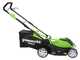 PROMO Cortac&eacute;sped el&eacute;ctrico de bater&iacute;a Greenworks G40LM41 40V - cm 41 - Bater&iacute;a 4 Ah