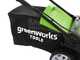 PROMO Cortac&eacute;sped el&eacute;ctrico de bater&iacute;a Greenworks G40LM41 40V - cm 41 - Bater&iacute;a 4 Ah