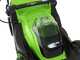 PROMO Cortac&eacute;sped el&eacute;ctrico de bater&iacute;a Greenworks G40LM41 40V - cm 41 - Bater&iacute;a 4 Ah