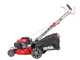 Cortac&eacute;sped autopropulsado de gasolina GeoTech Pro S46-140BG - 2en1: recogida + salida trasera