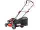 Cortac&eacute;sped autopropulsado de gasolina GeoTech Pro S46-140BG - 2en1: recogida + salida trasera