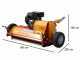 GeoTech Pro GTRB120 - Desbrozadora de arrastre para quad - Loncin G420FD