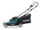 Makita DLM432PT2 - Cortac&eacute;sped el&eacute;ctrico de bater&iacute;a 2 X 5 Ah de litio - saco de recogida, 43 cm