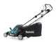 Makita DLM432PT2 - Cortac&eacute;sped el&eacute;ctrico de bater&iacute;a 2 X 5 Ah de litio - saco de recogida, 43 cm