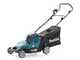 Makita DLM432PT2 - Cortac&eacute;sped el&eacute;ctrico de bater&iacute;a 2 X 5 Ah de litio - saco de recogida, 43 cm