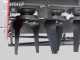 Grada rotativa RF130 - ancho de trabajo 130 cm - 12 cuchillas Serie ligera - Rodillo de jaula