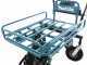 Carretilla el&eacute;ctrica de ruedas Makita DCU180 con chasis tubular - SIN BATER&Iacute;A NI CARGADOR