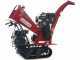GeoTech-Pro BMS155 LE - Biotrituradora autopropulsada de orugas sobre carretilla - Motor 6,5/15 HP - caj&oacute;n extensible