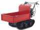 GeoTech Pro BMS155 LE - Biotrituradora sobre motocarretilla GeoPorter 330E autopropulsada de orugas 4 rodillos - Motor Loncin de 15 HP - caj&oacute;n extensible