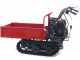 GeoTech Pro BMS155 LE - Biotrituradora sobre motocarretilla GeoPorter 330E autopropulsada de orugas 4 rodillos - Motor Loncin de 15 HP - caj&oacute;n extensible