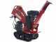 GeoTech Pro BMS155 LE - Biotrituradora sobre motocarretilla GeoPorter 330E autopropulsada de orugas 4 rodillos - Motor Loncin de 15 HP - caj&oacute;n extensible