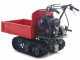 GeoTech Pro BMS155 LE - Biotrituradora sobre motocarretilla GeoPorter 330E autopropulsada de orugas 4 rodillos - Motor Loncin de 15 HP - caj&oacute;n extensible