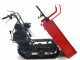 GeoTech Pro BMS155 LE - Biotrituradora sobre motocarretilla GeoPorter 330E autopropulsada de orugas 4 rodillos - Motor Loncin de 15 HP - caj&oacute;n extensible