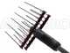 Castellari Tornado Carbon L V3 - Vareador de aceitunas de bater&iacute;a 12V - P&eacute;rtiga de carbono 230/330 cm
