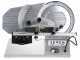 Seven Italy PS 250 PRO-Silver - Cortadora de fiambre cuchilla 250 mm - afilador incluido - 180 W