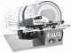 Seven Italy PS 250 PRO-Silver - Cortadora de fiambre cuchilla 250 mm - afilador incluido - 180 W