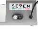 Seven Italy PS 250 PRO-Silver - Cortadora de fiambre cuchilla 250 mm - afilador incluido - 180 W