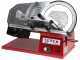 Seven Italy PS 250 PRO-Roja - Cortadora de fiambre -cuchilla 250 mm - afilador incluido - 180 W