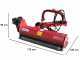 GeoTech-Pro AMF-E 125 - Trituradora lateral para tractor con brazo - Serie ligera