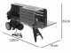 BlackStone EHL 7 - Astilladora de le&ntilde;a el&eacute;ctrica - horizontal - 230V - con carro