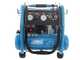 ABAC PORTABLE ROLLCAGE OS20P - Compresor de aire el&eacute;ctrico monof&aacute;sico silencioso, sin aceite - Motor 2 HP - 9 L