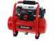 Einhell TE-AC 36 6 8 Li OF Set - Compresor de aire de bater&iacute;a sin aceite - 4Ah 2X18V