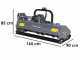 BlackStone BM 150 Hydro - Trituradora para tractor - Serie media - Desplazamiento hidr&aacute;ulico