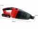 Aspirador port&aacute;til de bater&iacute;a Einhell TE-VC 18 Li - SIN BATER&Iacute;A