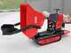 GeoTech-Pro Geoporter 550 DHS Hydro - Carretilla de orugas con caj&oacute;n dumper hidr&aacute;ulico de 500 kg - Cambio hidrost&aacute;tico