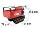 Carretilla de orugas GeoTech Pro GeoPorter H-540E Hydro - Caj&oacute;n hidr&aacute;ulico extensible 500 kg