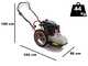 Blue Bird FLO Pro Speed 6HO - Desbrozadora de gasolina - Cuchilla e hilo - Honda GCV200