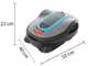 Gardena SILENO life 750 - Robot cortac&eacute;sped - Con cable perimetral - Bater&iacute;a de litio