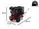 Motocompresor Airmec TTD 3496/900 - Motor di&eacute;sel de 9,6 HP - 900 l/min