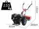 Ginko R710 EKO - Motocultor di&eacute;sel - Loncin D404F - Arranque el&eacute;ctrico