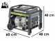 Pramac PMI3000 - Generador de corriente inverter con ruedas 3 kW - Continua 2.8 kW Monof&aacute;sica