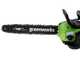 Greenworks GD40CS18 - Electrosierra 40V - BATER&Iacute;A Y CARGADOR NO EST&Aacute;N INCLUIDOS