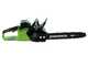 Greenworks GD40CS18 - Electrosierra 40V - BATER&Iacute;A Y CARGADOR NO EST&Aacute;N INCLUIDOS