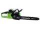Greenworks GD40CS18 - Electrosierra 40V - BATER&Iacute;A Y CARGADOR NO EST&Aacute;N INCLUIDOS