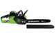 Greenworks GD40CS18 - Electrosierra 40V - BATER&Iacute;A Y CARGADOR NO EST&Aacute;N INCLUIDOS
