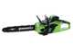 Greenworks GD40CS18 - Electrosierra de bater&iacute;a 40V4Ah - Espada de 40 cm