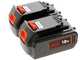 Black &amp; Decker BCMW33184L2-QW - Cortac&eacute;sped de bater&iacute;a - 2x18V/4.0Ah - Corte 33 cm