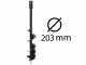 Broca de 203 mm para ahoyador de tractor Blackstone