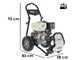 Hidrolimpiadora de gasolina Comet FDX Blade XL 13.15 - Motor Honda GX 390 -  12 HP - 310 Bar