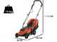 Cortac&eacute;sped el&eacute;ctrico de bater&iacute;a Black &amp; Decker BCMW3318L2-QW - 36V 2.5Ah + bater&iacute;a 18V 2Ah gratis