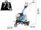 AGT 6500 -Motoazada de gasolina 5 HP - Honda GP160 de 163 cc - cambio marchas 2+1 marcha atr&aacute;s