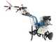 AGT 7500 - Motoazada de gasolina 6.5 HP - Honda GX200 196cc -  cambio marchas 2+1 marcha atr&aacute;s