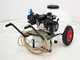 Carretilla fumigadora con gancho - Bomba Comet MTP MC 25/Loncin 148F-2 - Dep&oacute;sito 120 L